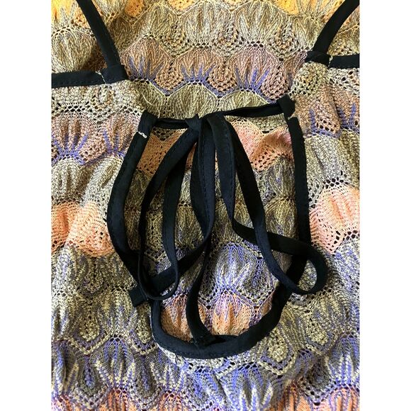 Topshop crochet open knit sleeveless romper - Picture 6 of 10